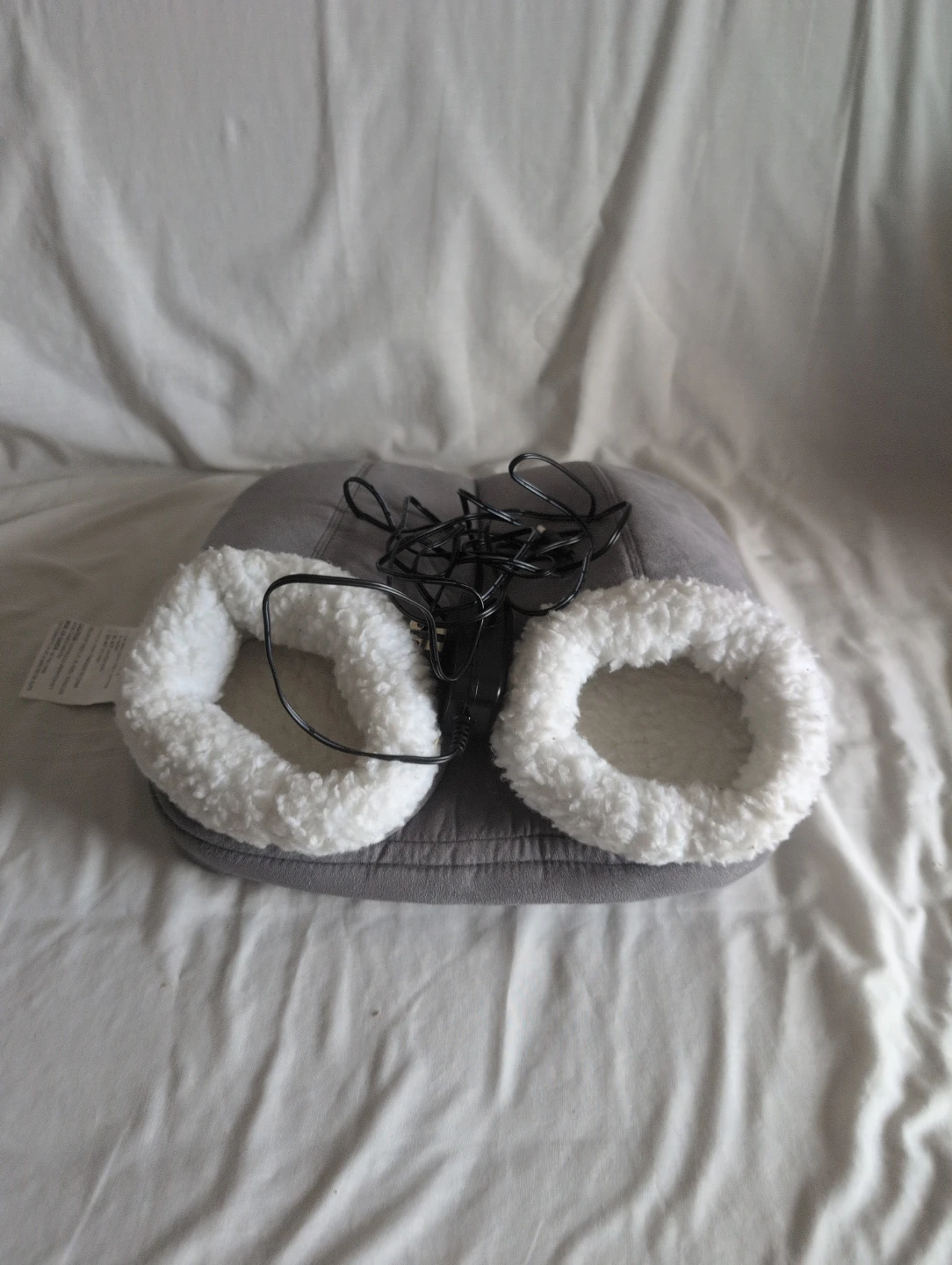Grey Heated Foot Warmer Massager - photo 2