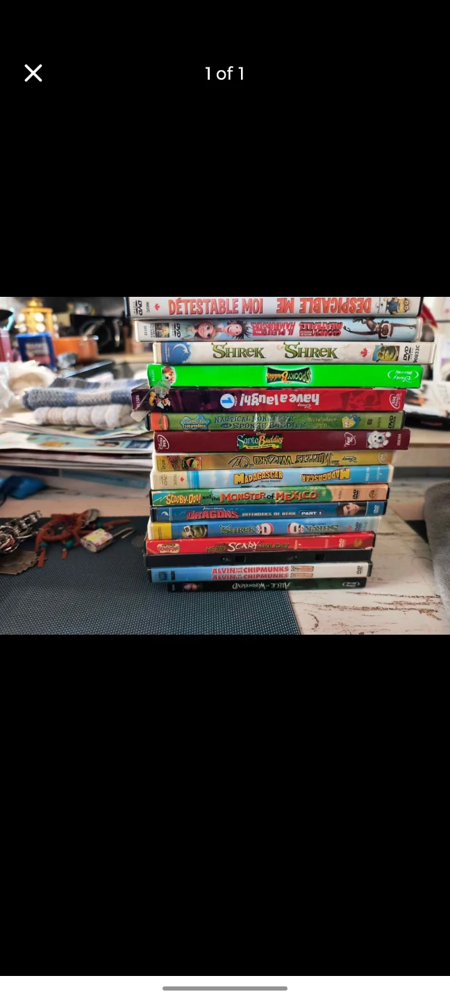 DVDs cds bluray
