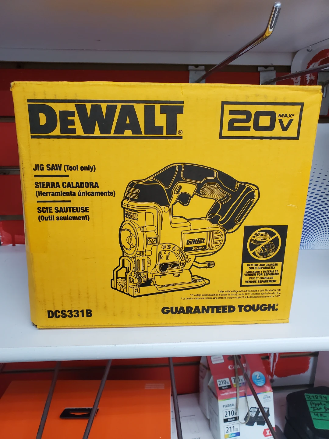 DEWALT 20V MAX Lithium-Ion Cordless Jig Saw (Tool Only)