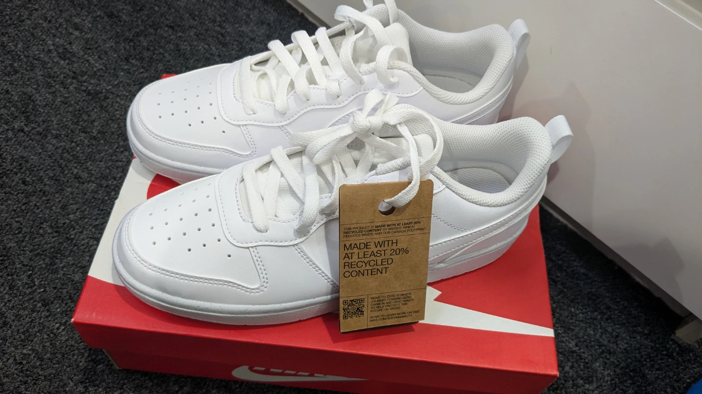 Nike Court Borough Low Recraft (GS) White Youth Shoes Size 7Y - photo 2