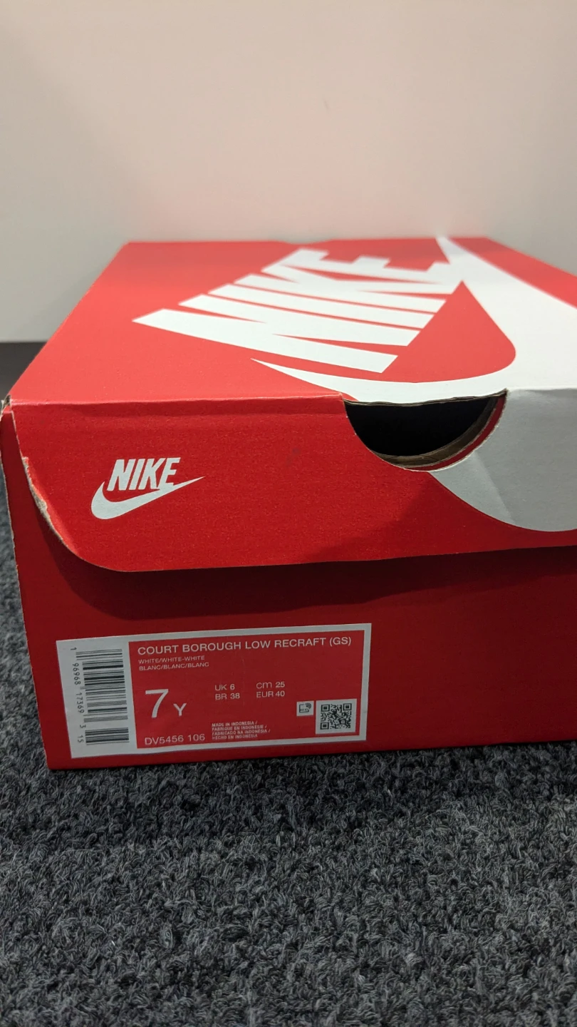 Nike Court Borough Low Recraft (GS) White Youth Shoes Size 7Y - photo 3