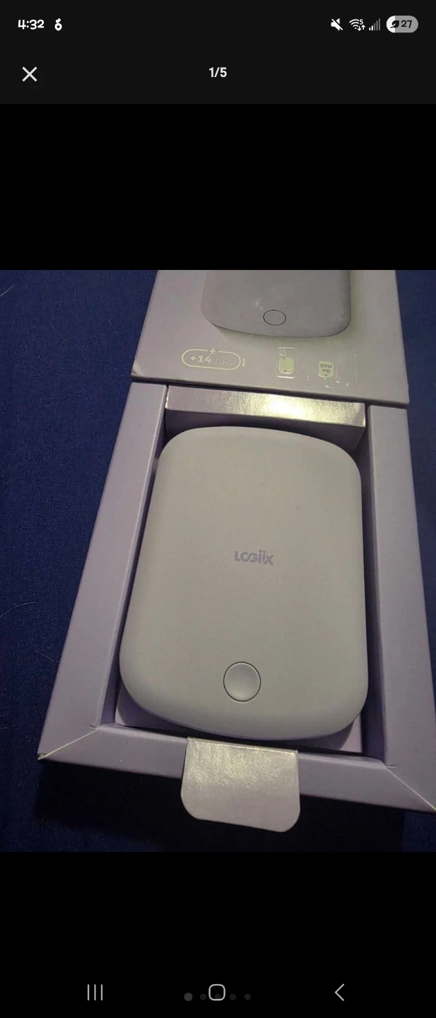 Logiix Vibrance Piston Power 5000 Mag Power Bank