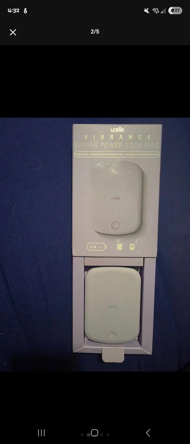 Logiix Vibrance Piston Power 5000 Mag Power Bank - photo 2