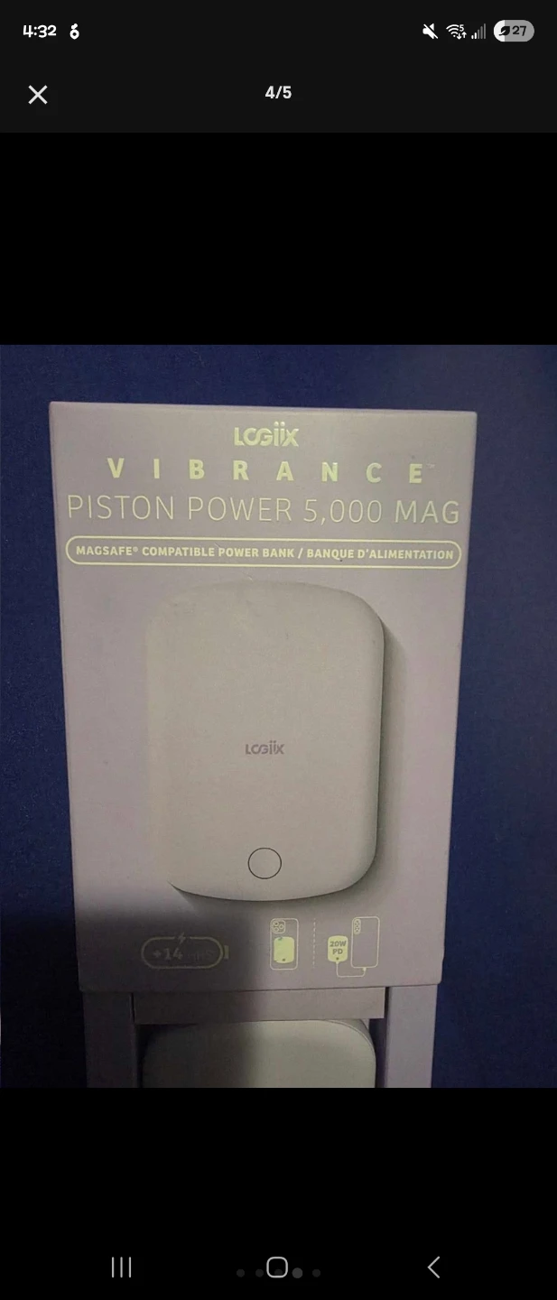 Logiix Vibrance Piston Power 5000 Mag Power Bank - photo 4