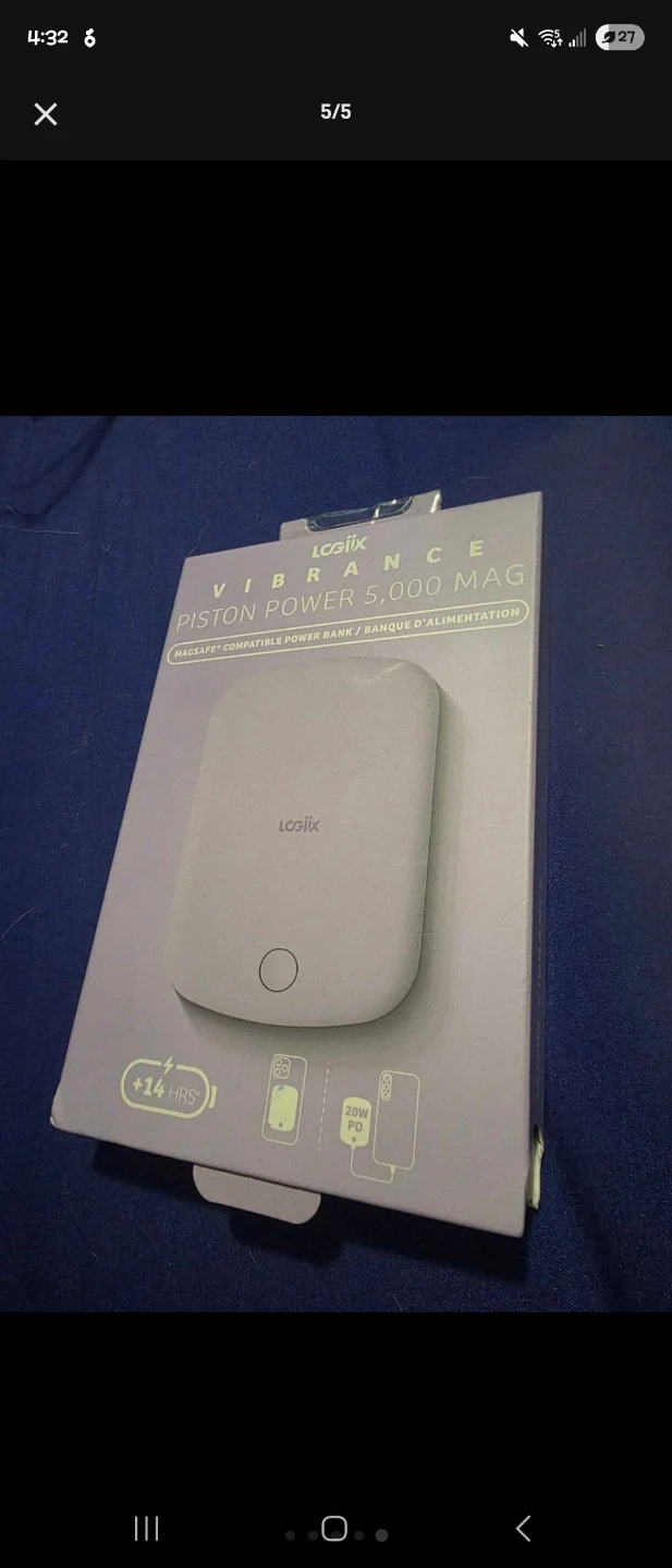 Logiix Vibrance Piston Power 5000 Mag Power Bank - photo 5