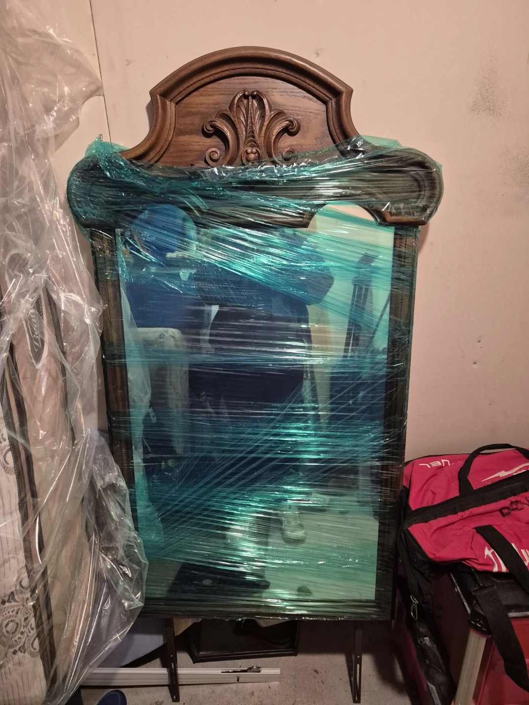Ornate Wooden Framed Mirror