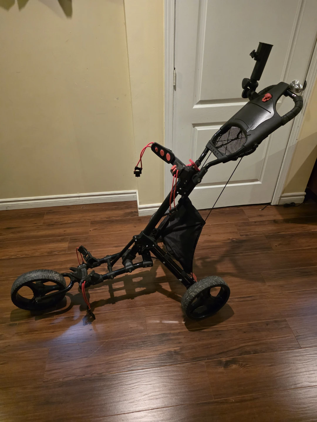 Black Golf Push Cart