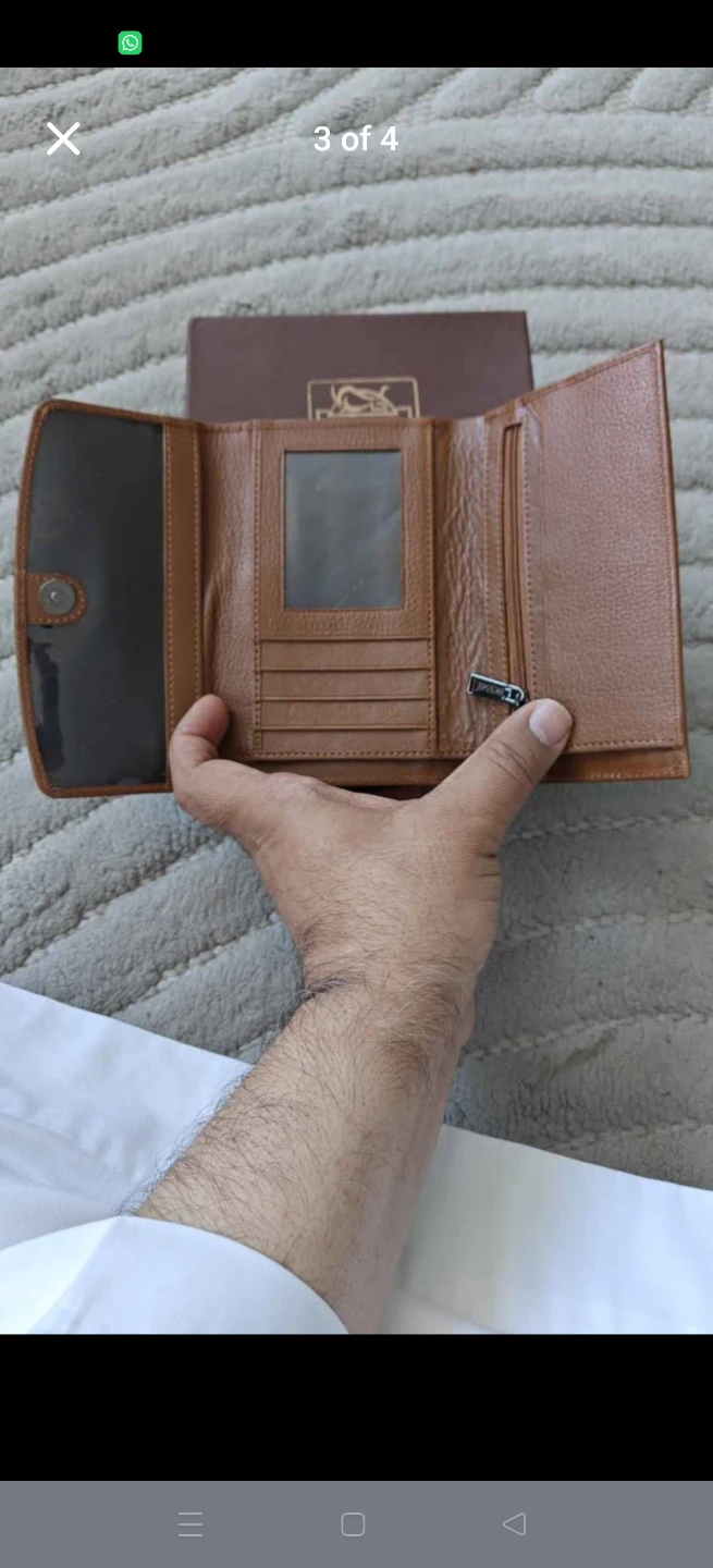 Bessel Brown Leather Bifold Wallet with Box - photo 2