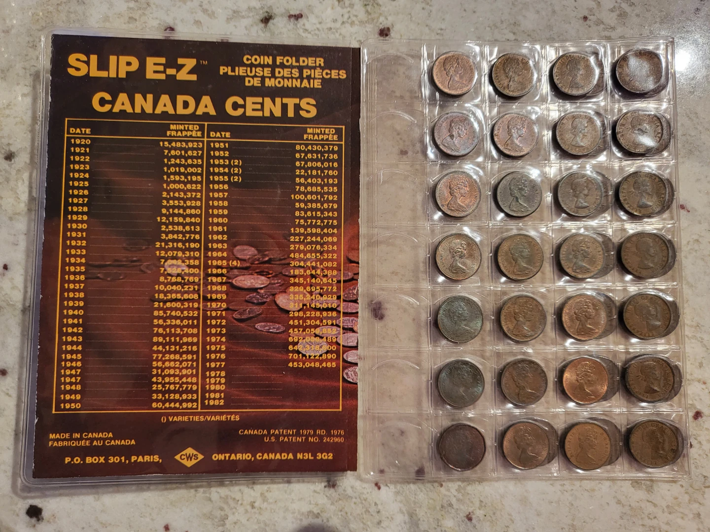 Vintage Canada Cents 1920-1982 Booklet - photo 2