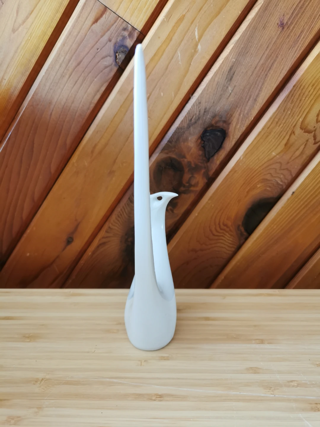 Vintage Royal Dux Jezek Abstract Bird Figurine Porcelain MCM - photo 4