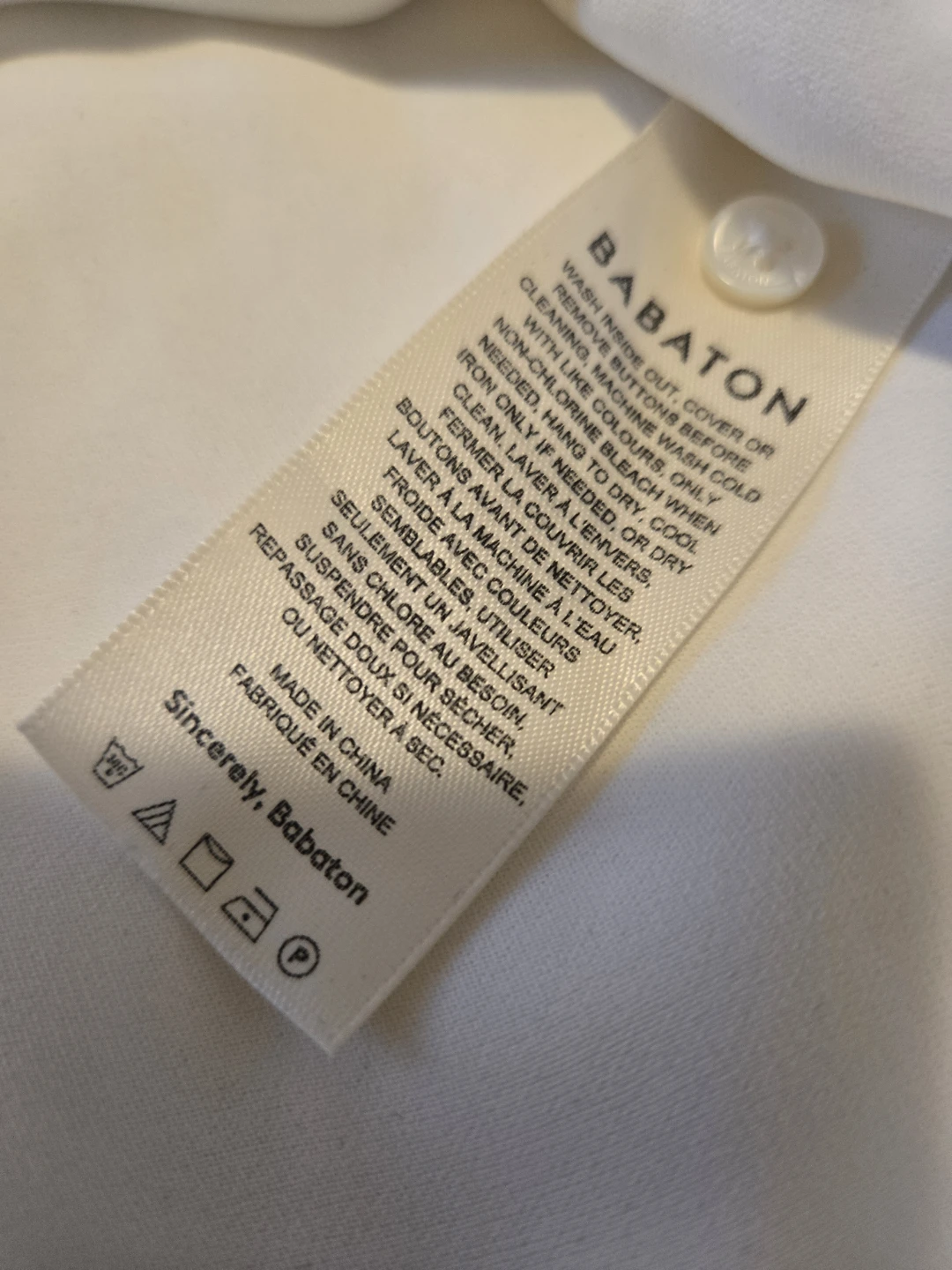 Babaton Ivory Sleeveless Cowl Neck Top XS - photo 4