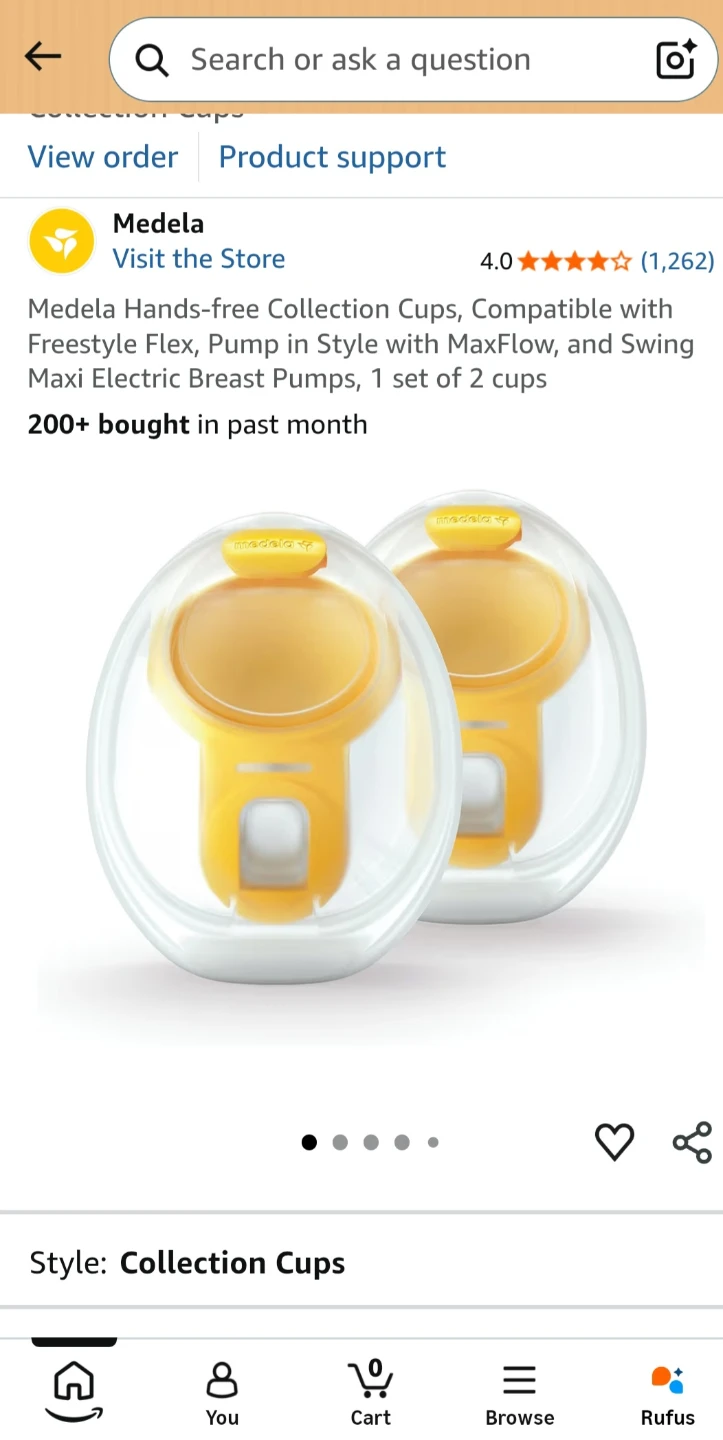 Medela Hands-free Collection Cups (Set of 2) - photo 2