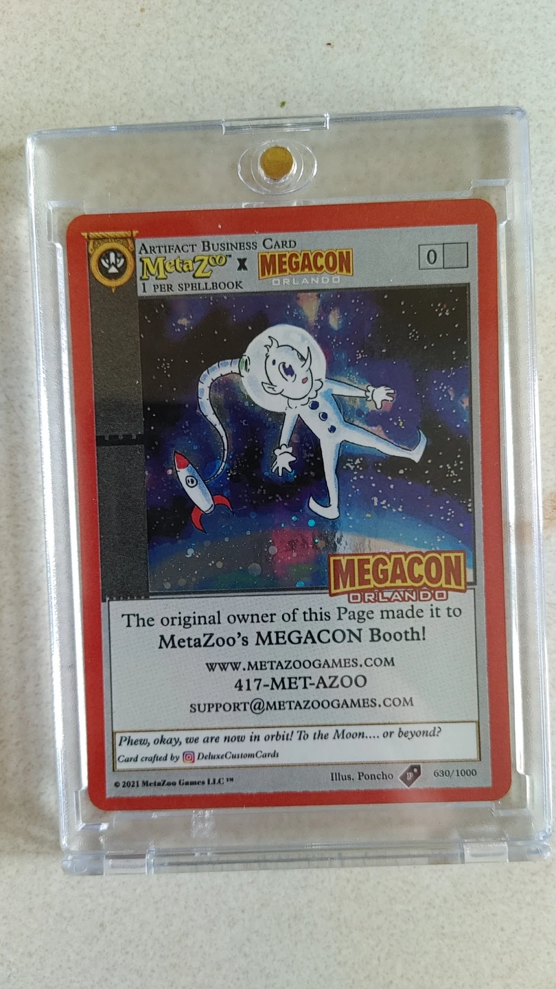 MetaZoo x Megacon Orlando Promo Card *1000 made*