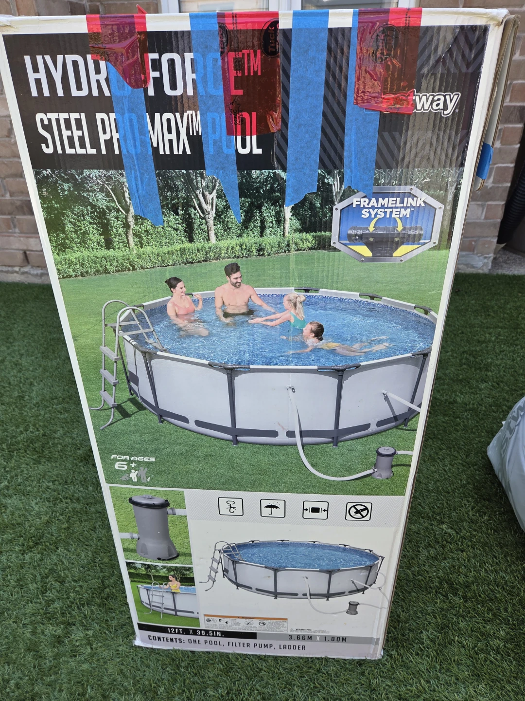 Hydro Force Steel Pro Max Pool Set 12ft x 39.5in