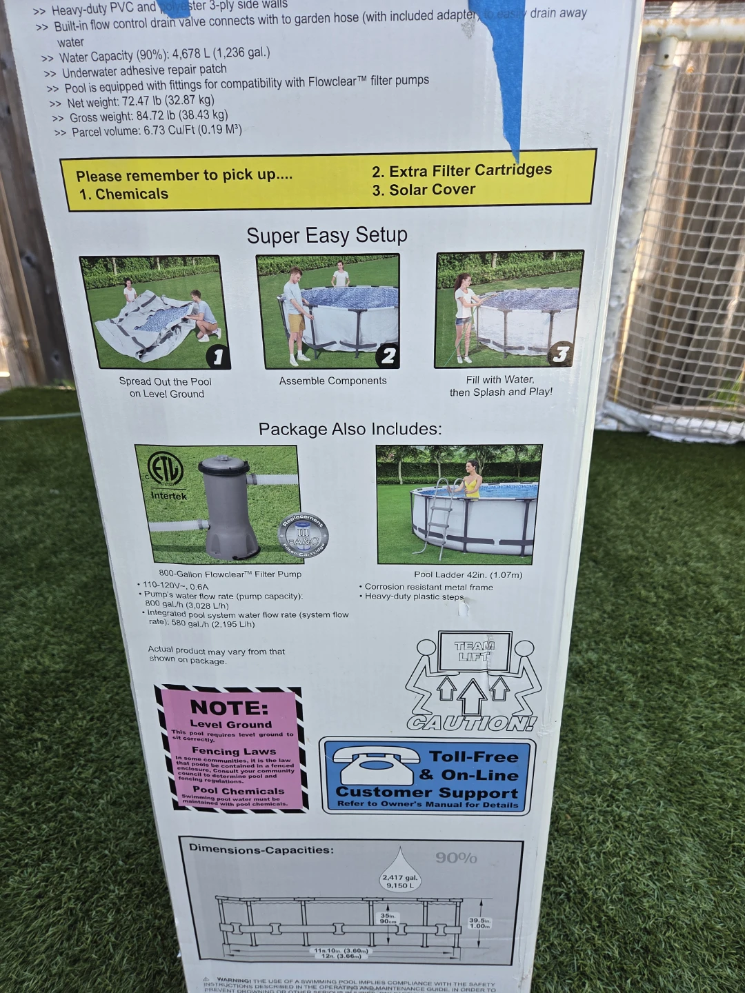 Hydro Force Steel Pro Max Pool Set 12ft x 39.5in - photo 2