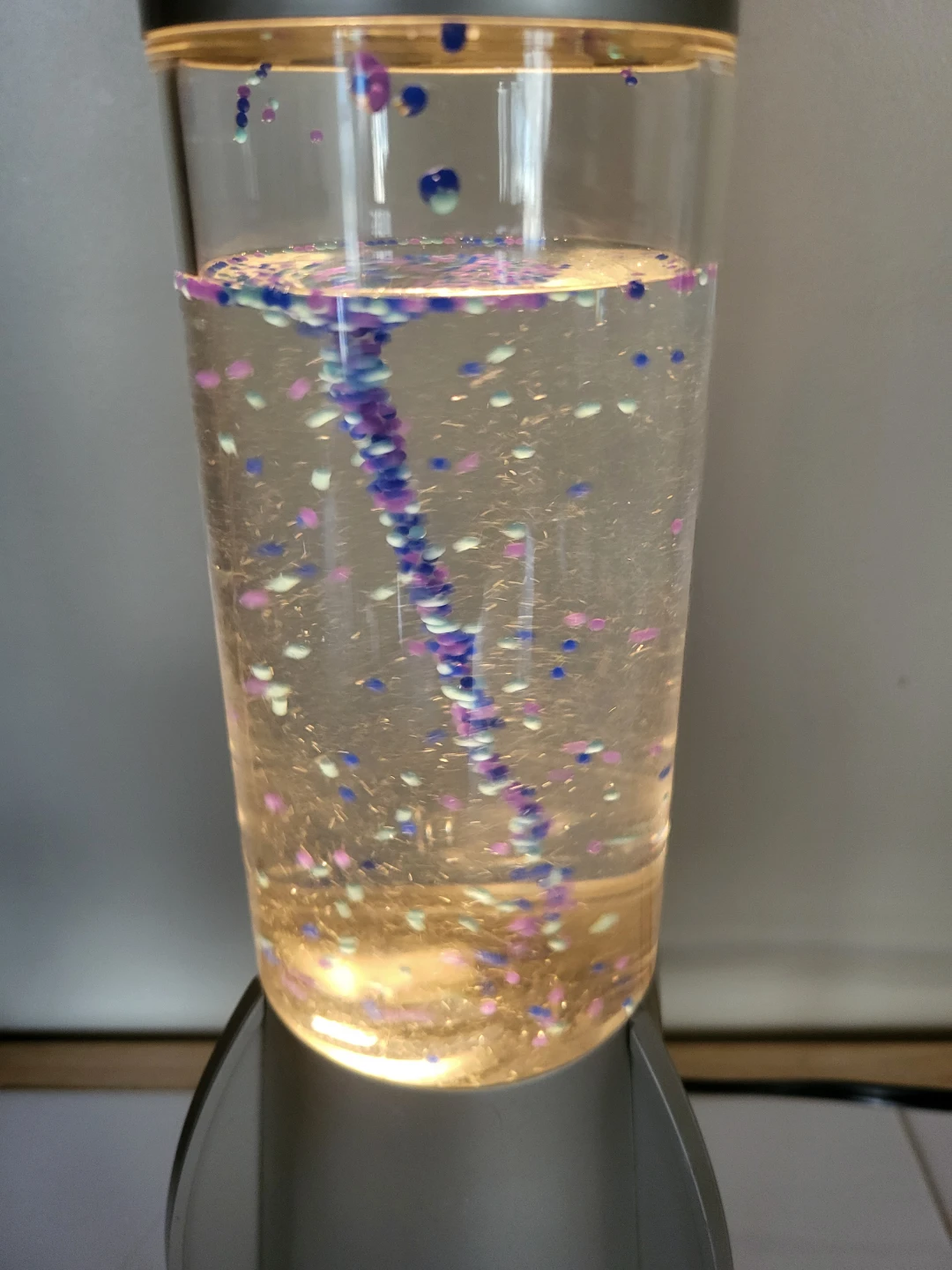 Vintage Rocket Shaped Lava Lamp