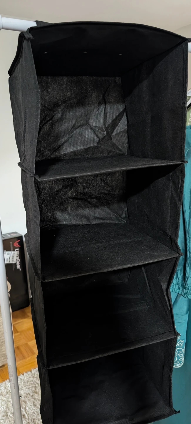 Black 4-Tier Hanging Closet Organizer