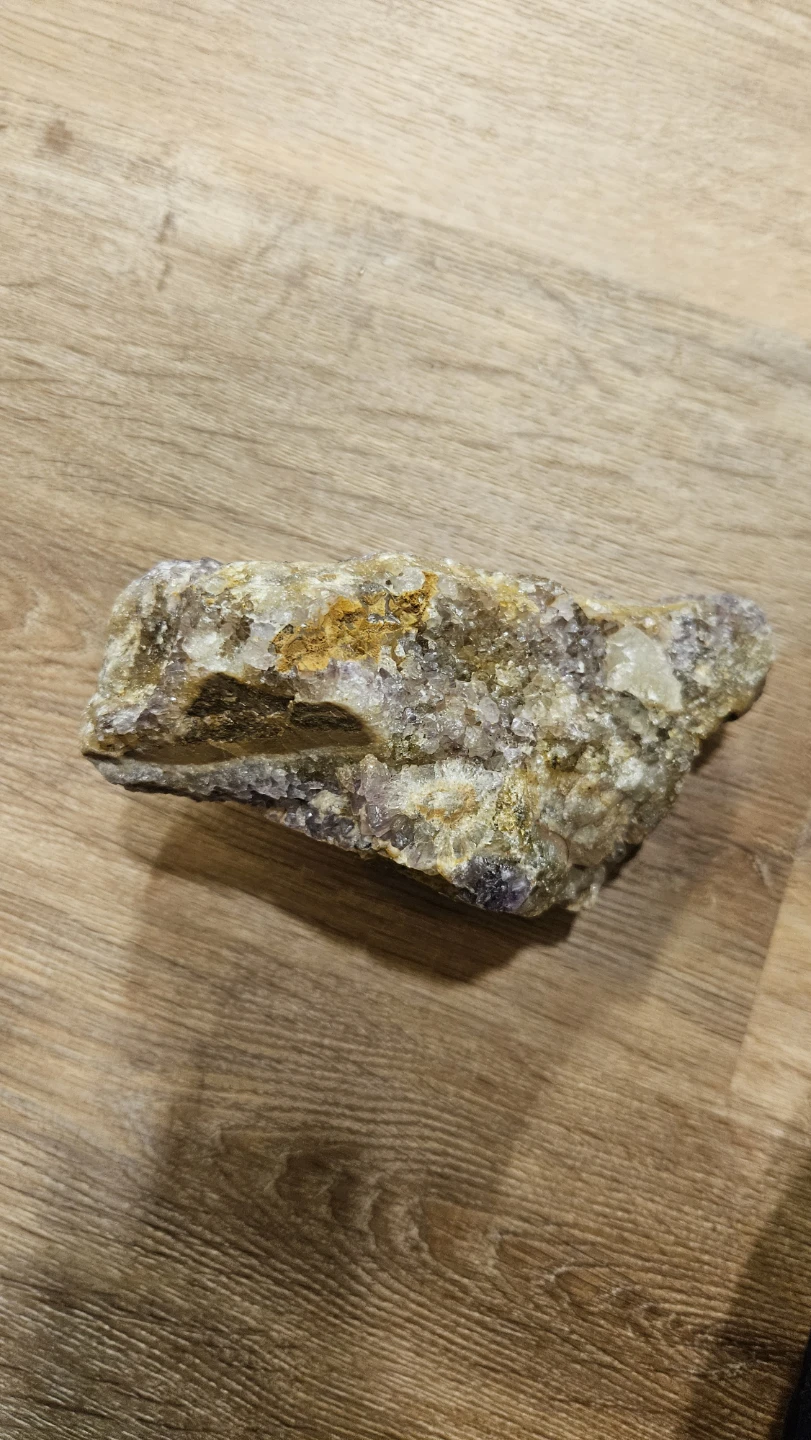 Raw Amethyst Geode Crystal Rock Specimen - photo 2