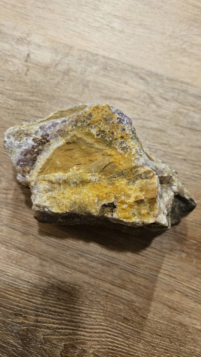 Raw Amethyst Geode Crystal Rock Specimen - photo 3