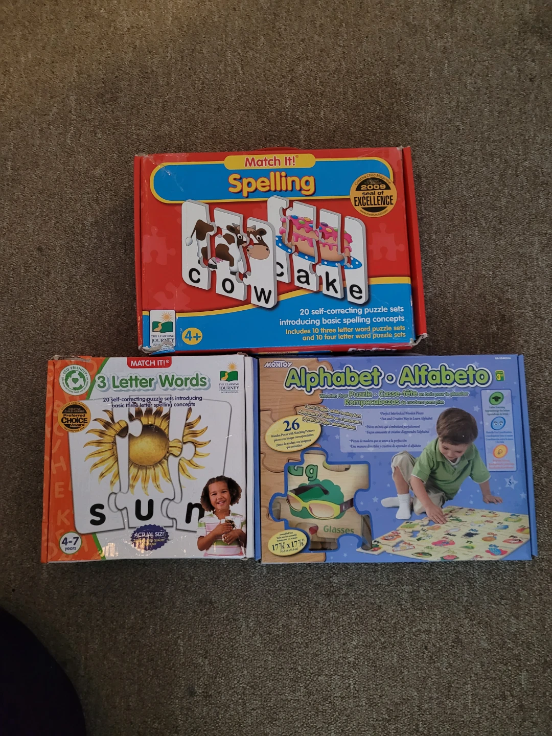 Puzzle and Matching words