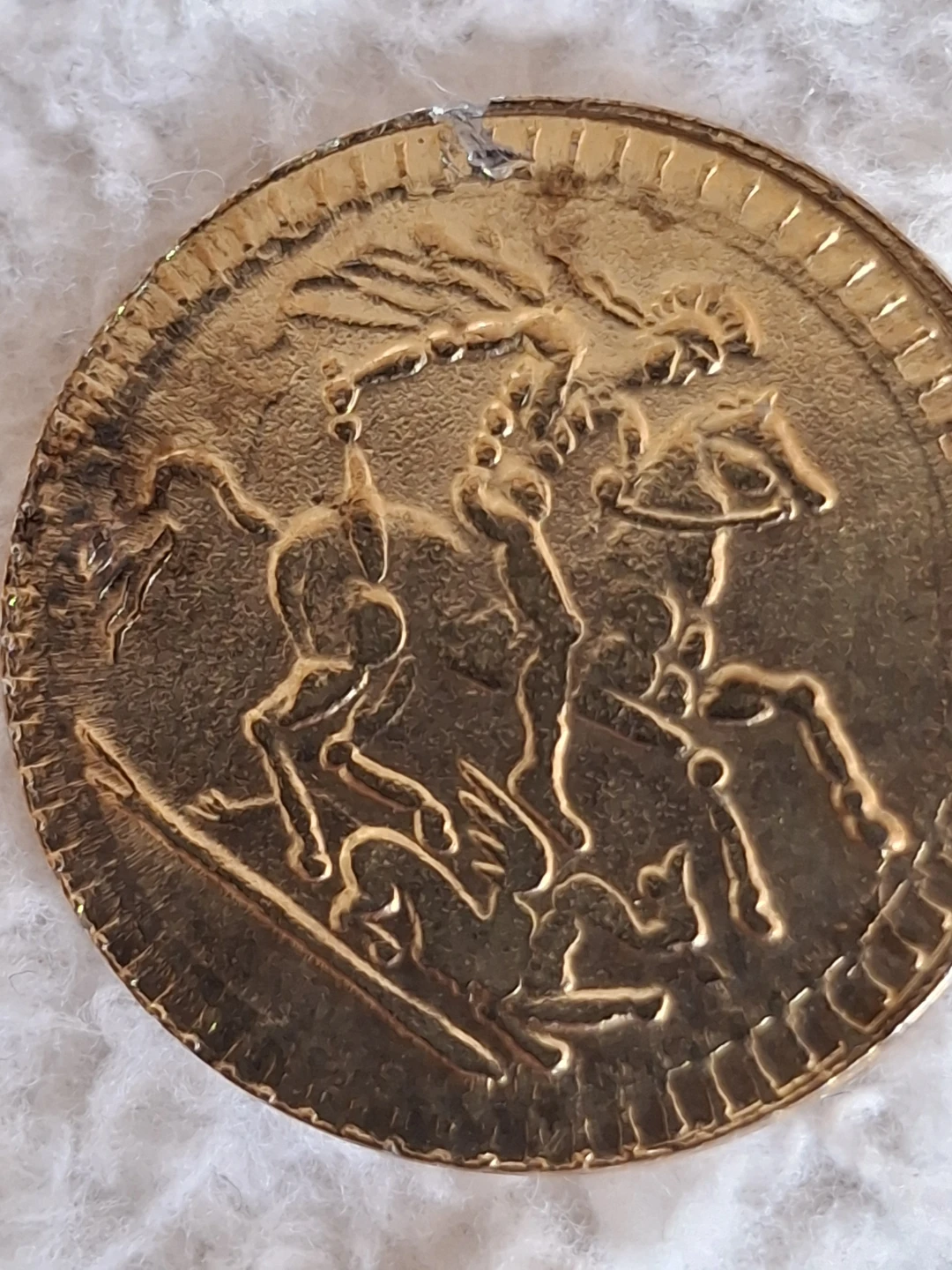 Gold Colored Coin - photo 2
