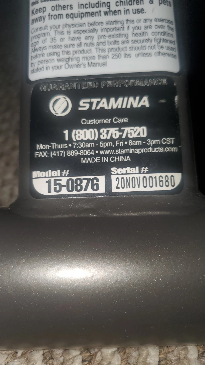 Stamina 876 Upright Cycle Exercise Bike - photo 4
