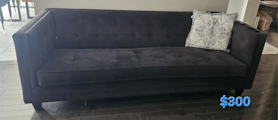 Royal blue tufted Sofas - photo 2