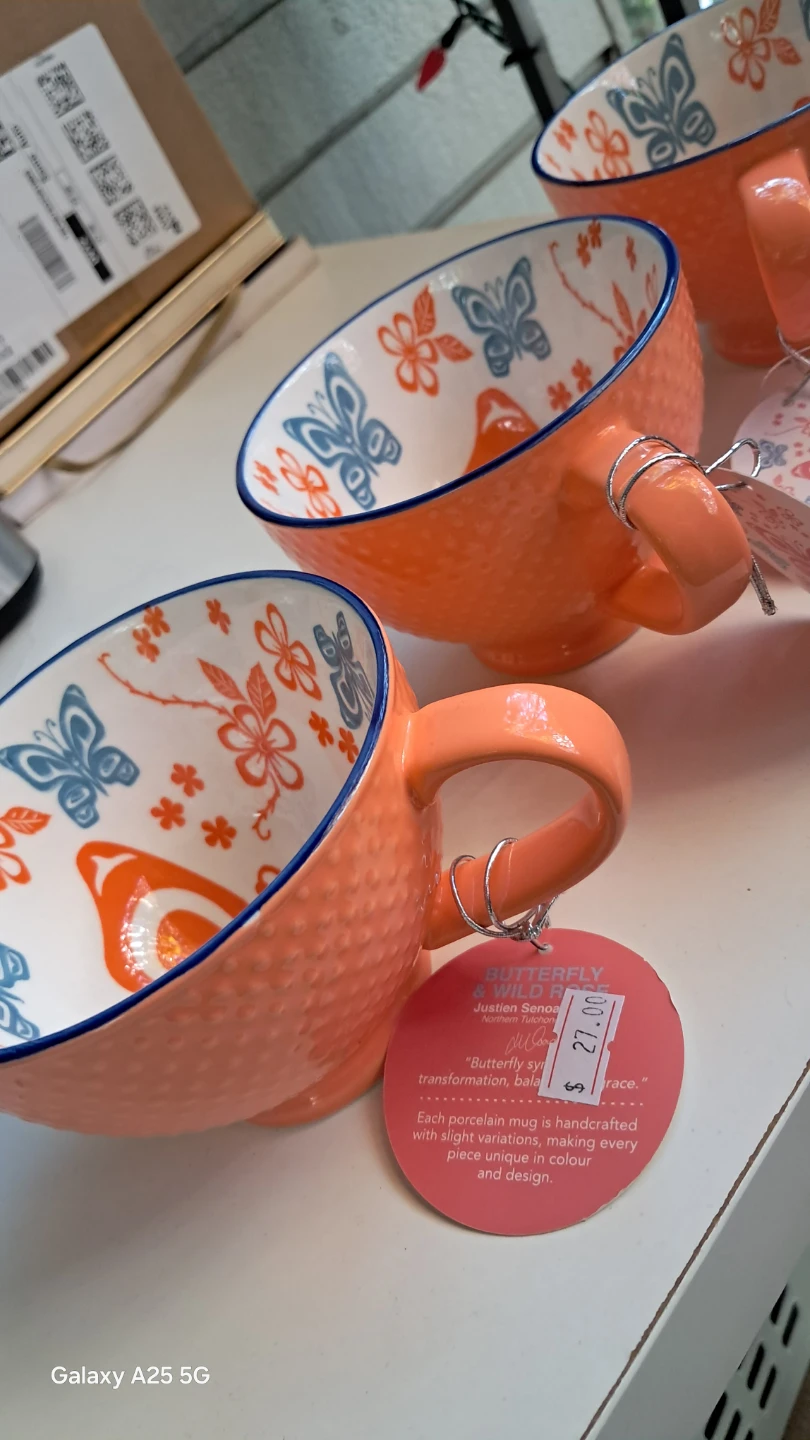 Native Northwest Butterfly & Wild Rose Mug - photo 5