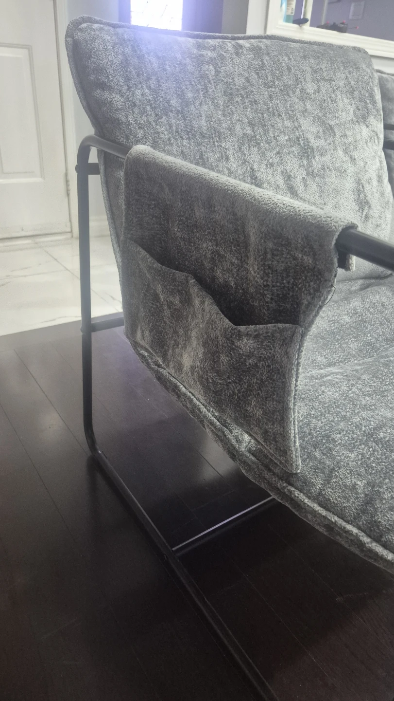 Grey Accent Chairs - Set of 2 - photo 3