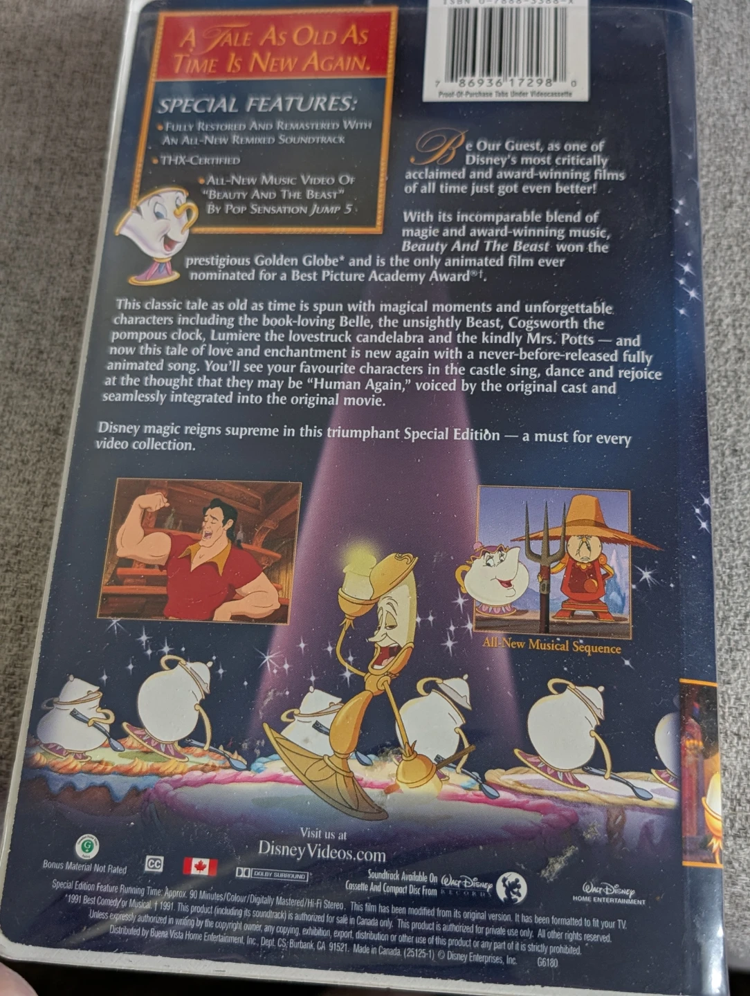 Disney Beauty and the Beast Special Edition VHS - photo 5