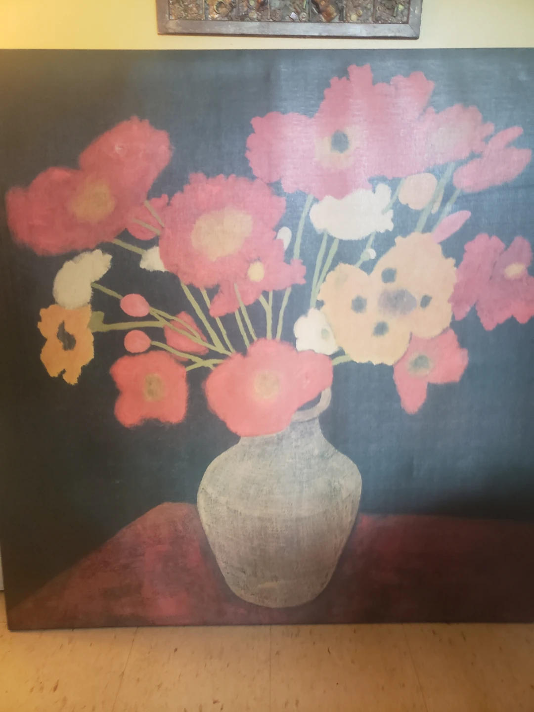 Large Floral Still Life Canvas Art - photo 2