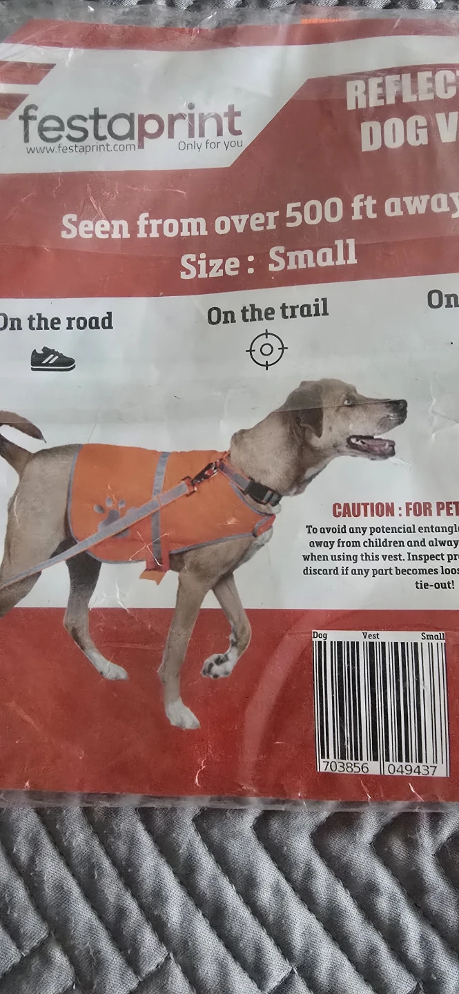 FestaPrint Reflective Dog Vest - Small - photo 2