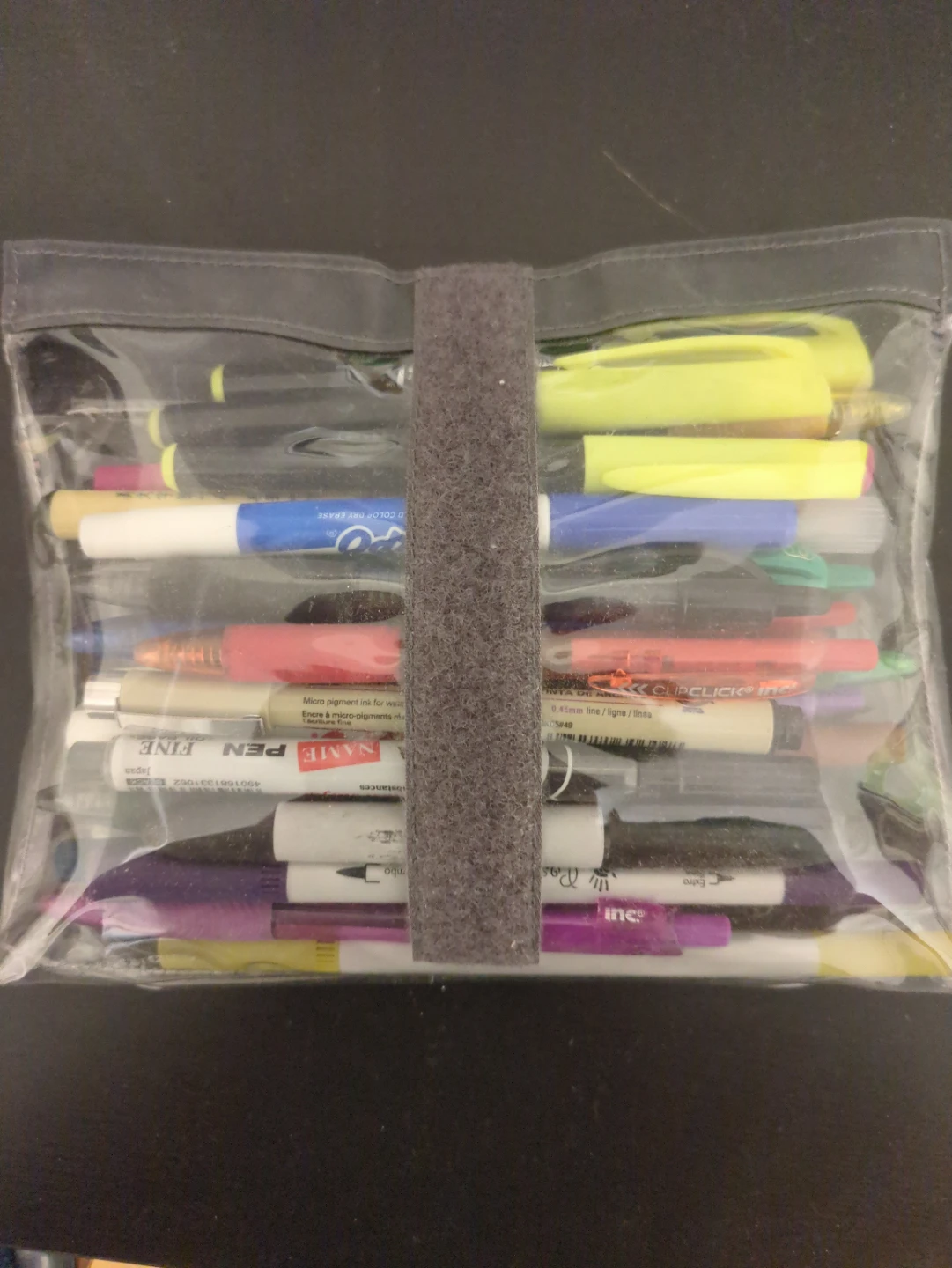 Assorted Markers and Pens in Clear Pouch - photo 2