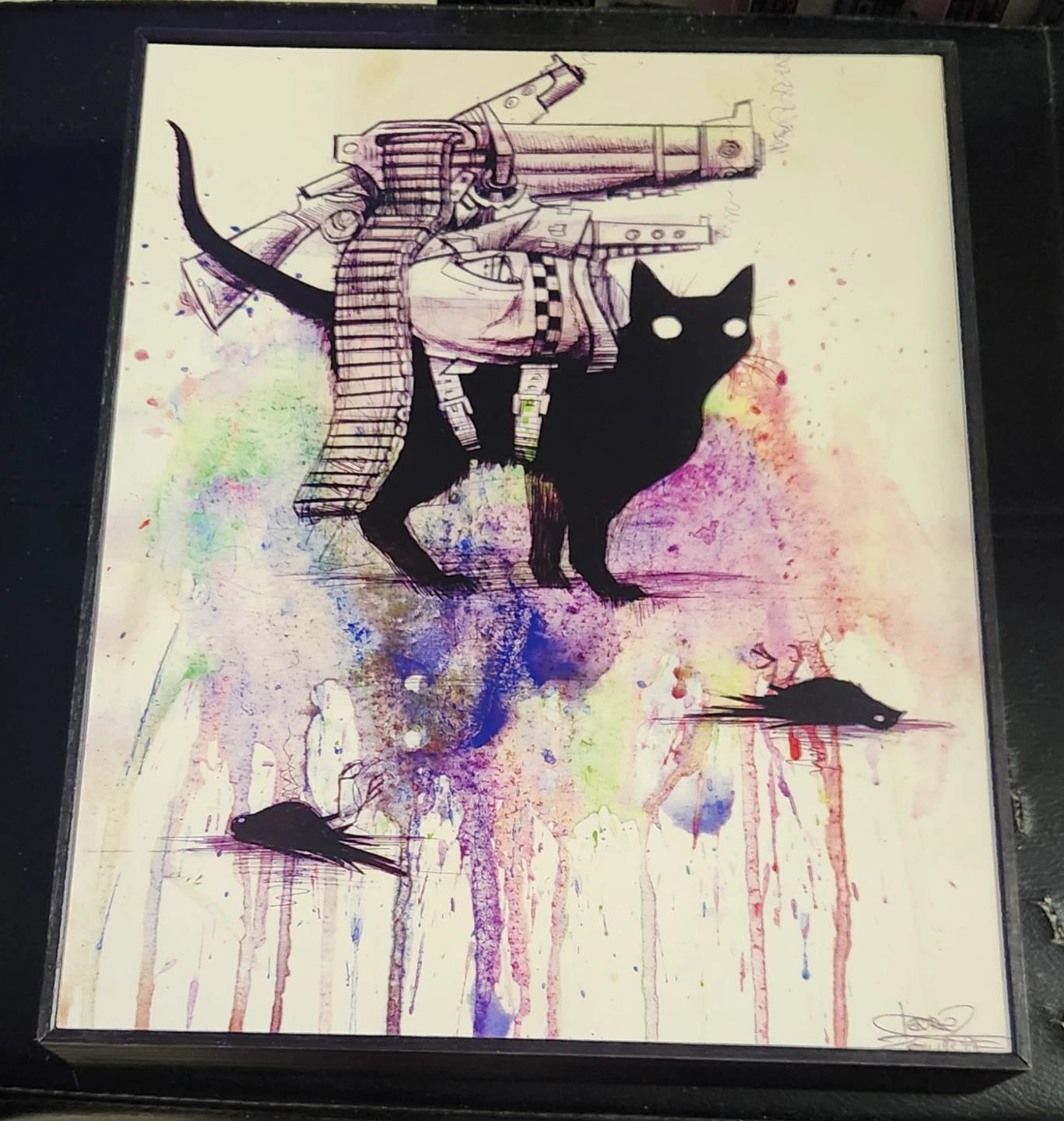Lora Zombie "Super Cat" Mini Art Block