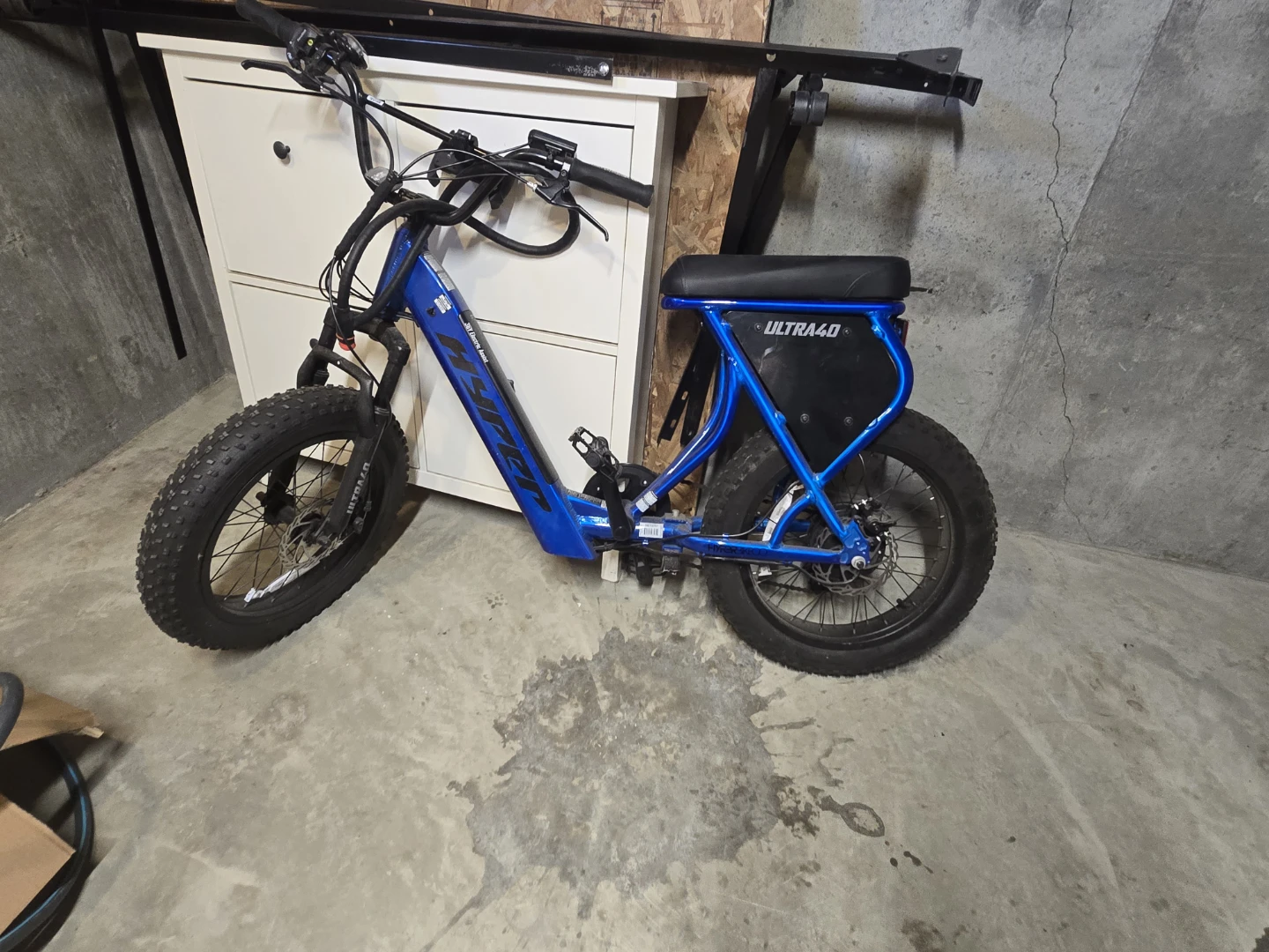 Hyper 36V Electric Assist Ultra 40 Fat Tire Bike - Blue - photo 2