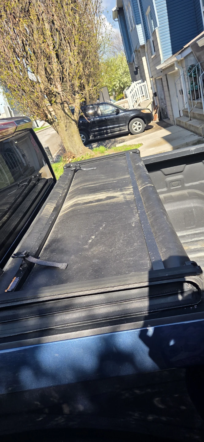 Black Soft Roll-Up Tonneau Cover