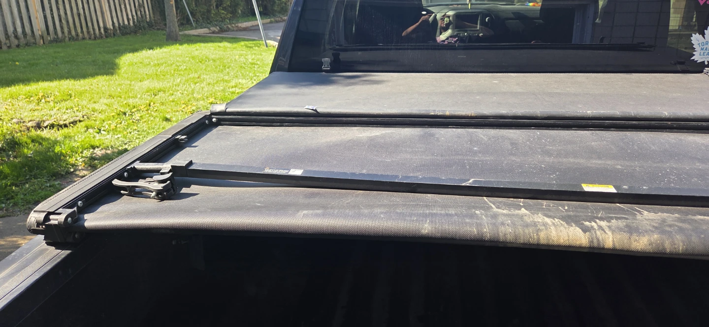 Black Soft Roll-Up Tonneau Cover - photo 2