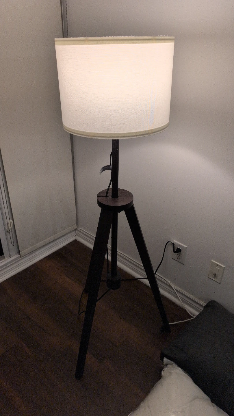 Tripod Floor Lamp - Dark Wood