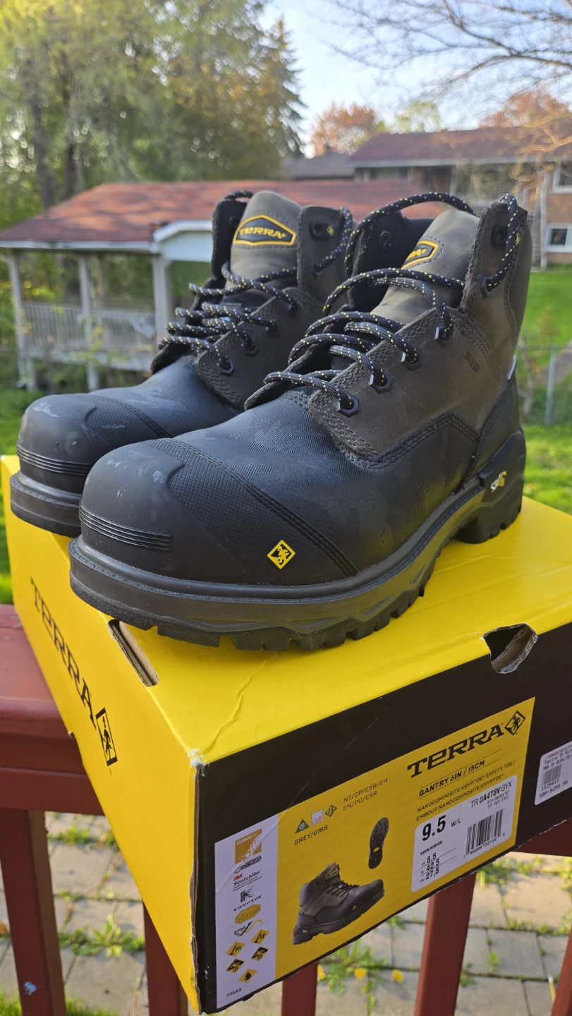 Terra Gantry 4IN S1P Safety Boots Grey/Black Size 9.5 - photo 2