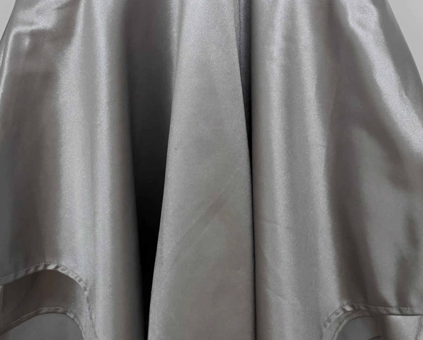 Silver Satin Dress - photo 3