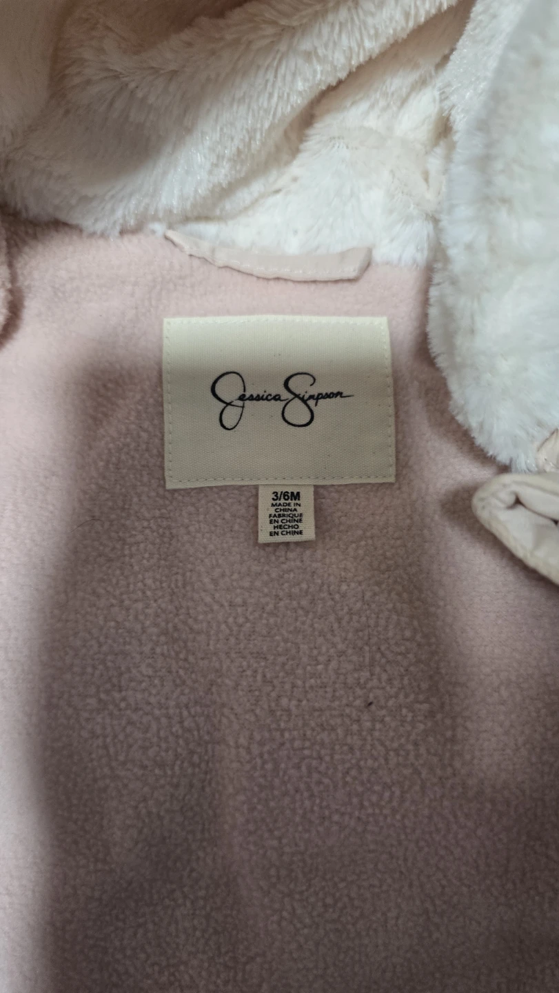 Jessica Simpson Pink Baby Snowsuit 3/6M - photo 5