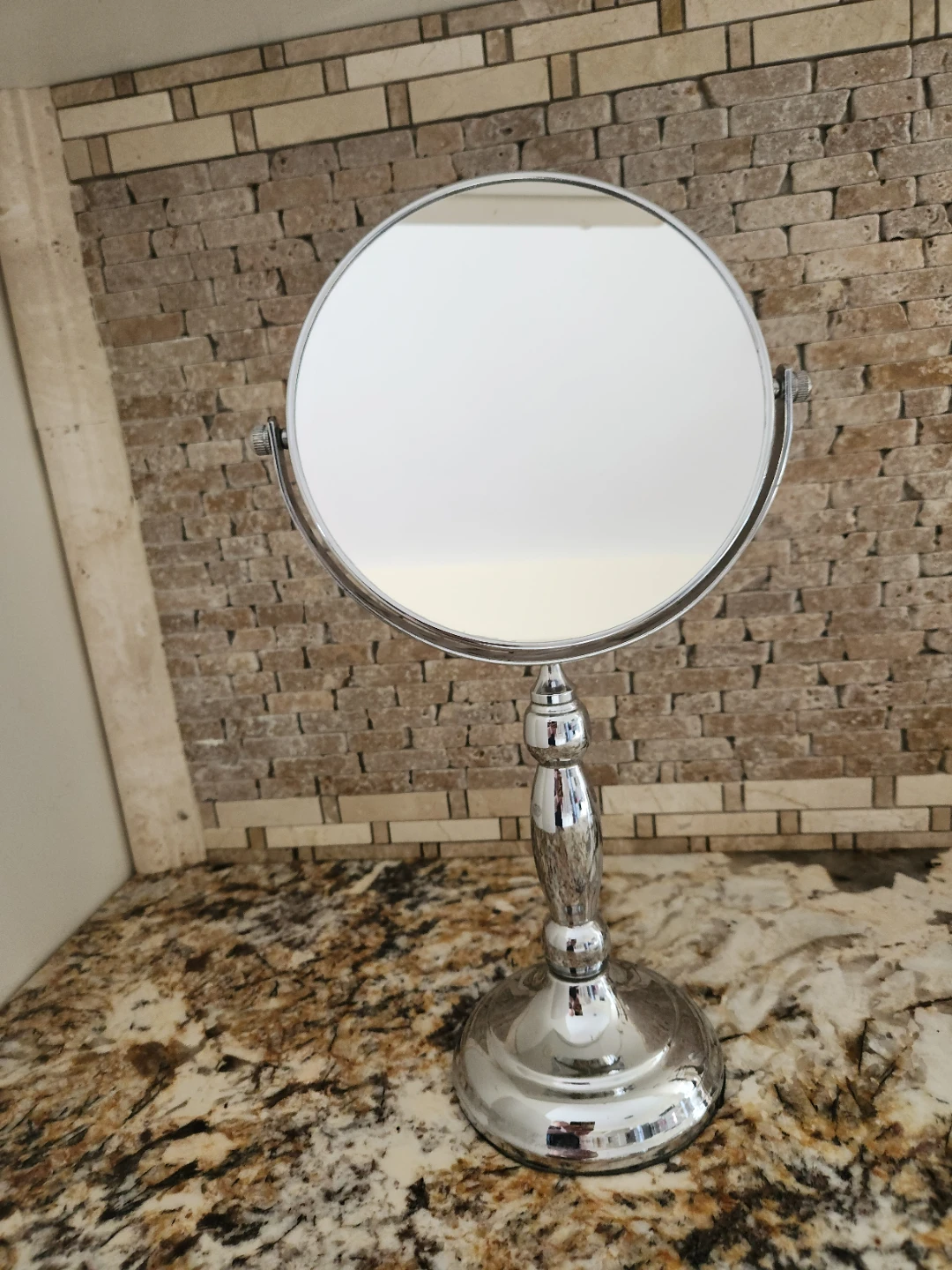Silver vanity mirror - photo 2
