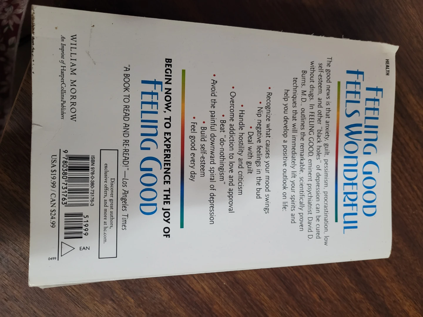 Feeling Good: The New Mood Therapy by David D. Burns, M.D. - photo 2