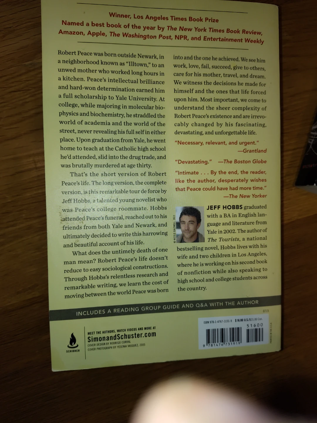 The Short and Tragic Life of Robert Peace by Jeff Hobbs
