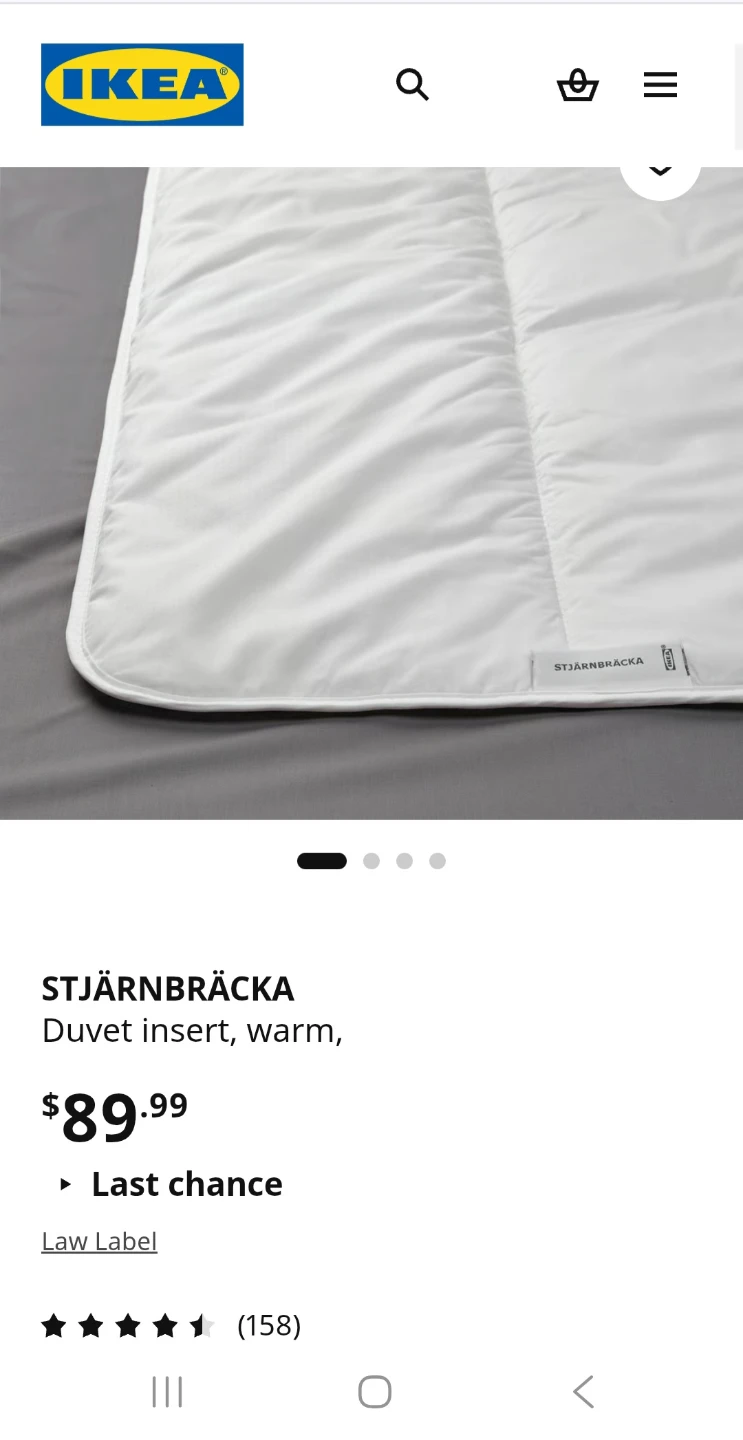 TWIN COMFORTER IKEA STJÄRNBRÄCKA - photo 2