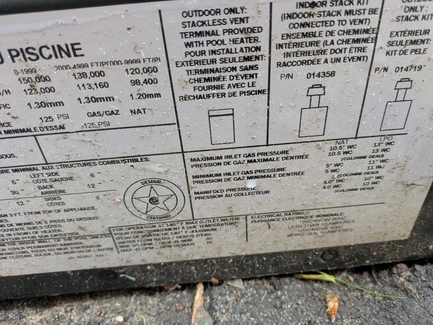 Raypak Gas Pool Heater 150,000 BTU - photo 4
