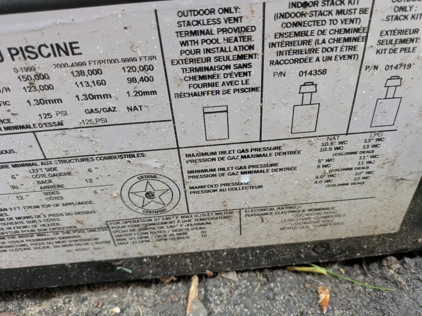 Raypak Gas Pool Heater 150,000 BTU - photo 4