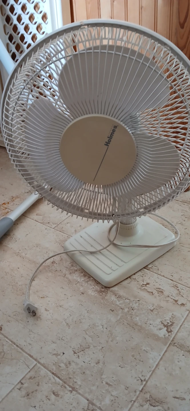 Holmes White Desk Fan
