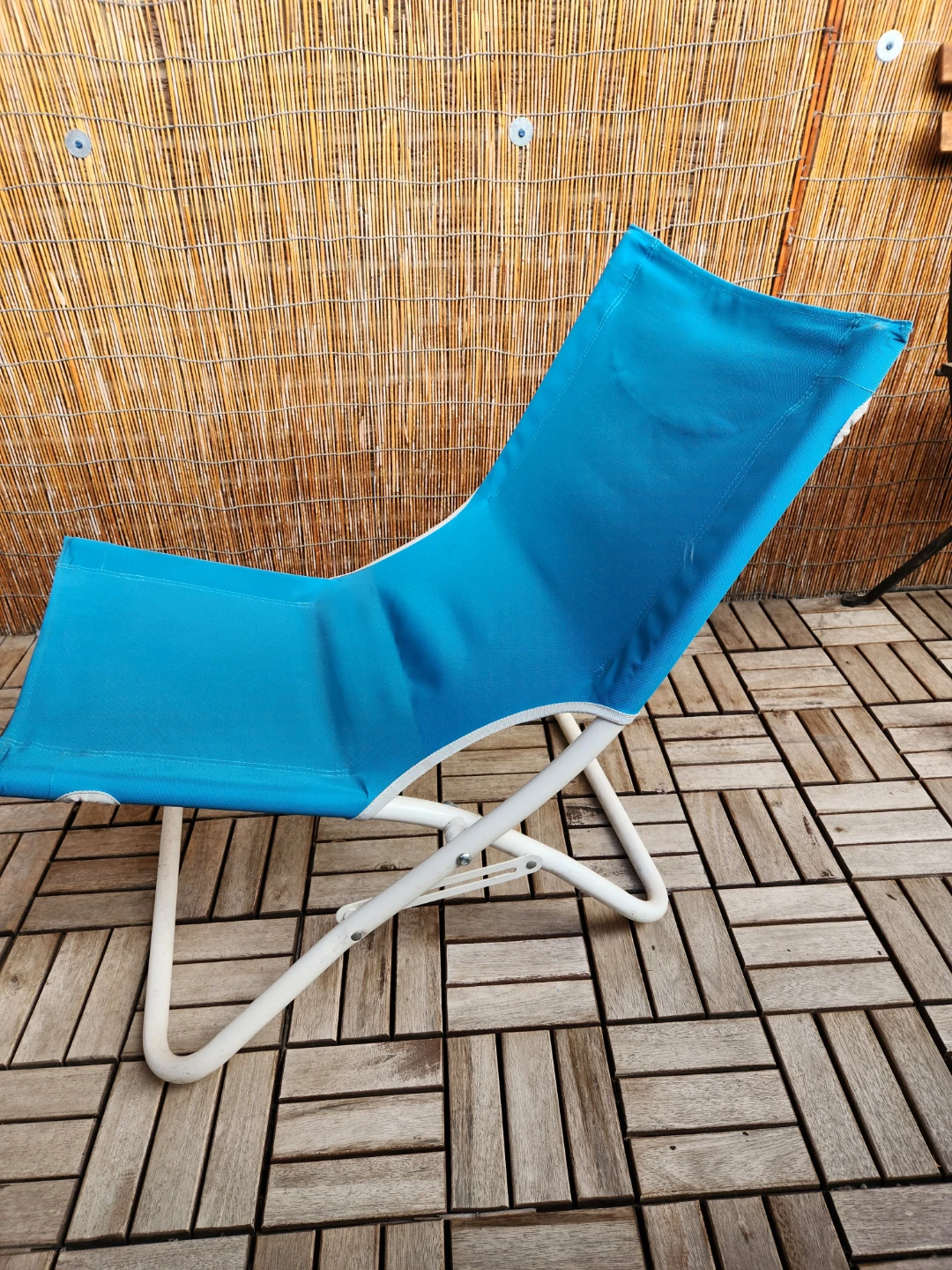 Blue Folding Beach Chair - photo 2