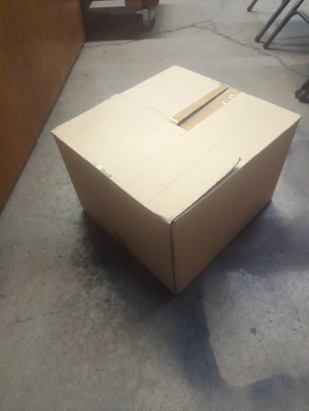 Closed Cardboard Box
